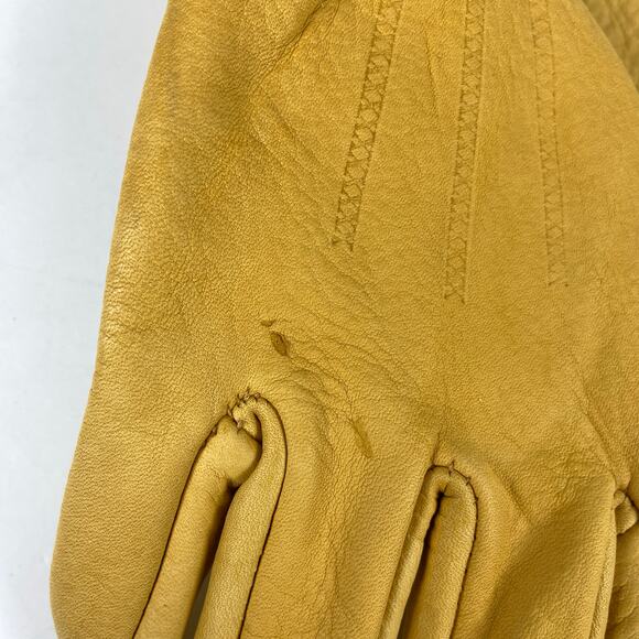 Wells Lamont Genuine Cowhide Leather Gloves Men's Medium - Picture 5 of 6